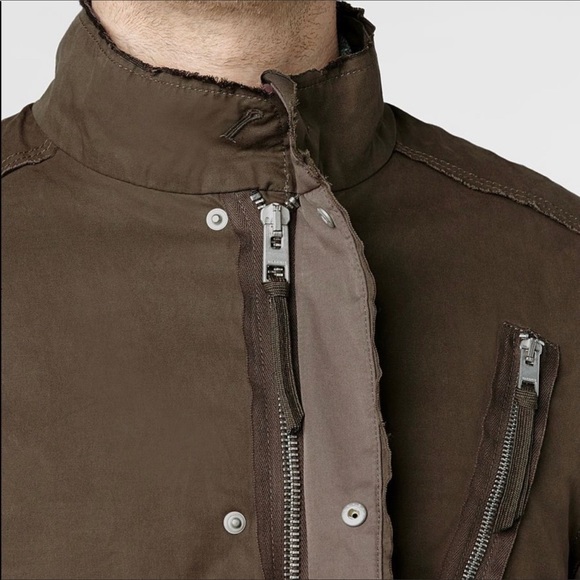 ALLSAINTS AINO KHAKI PARKA - Picture 2 of 6